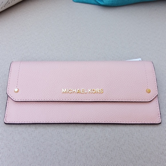 michael kors pastel pink wallet